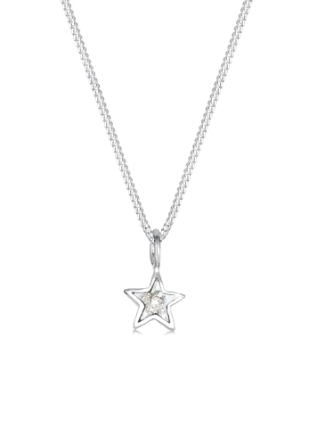 Elli Halskette Damen Stern Astro Elegant mit Kristalle in 925 Sterling Silber von Elli