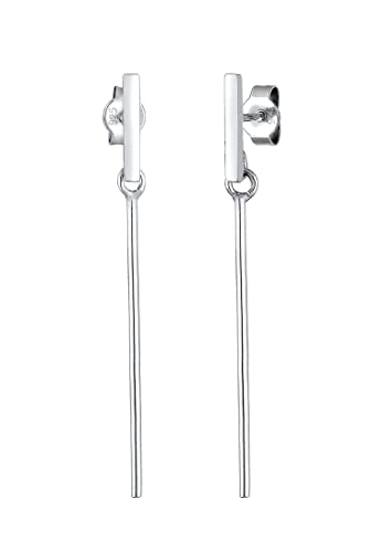 Elli Ohrringe Damen Geo Rechteck Trend Minimal Basic in 925 Sterling Silber von Elli