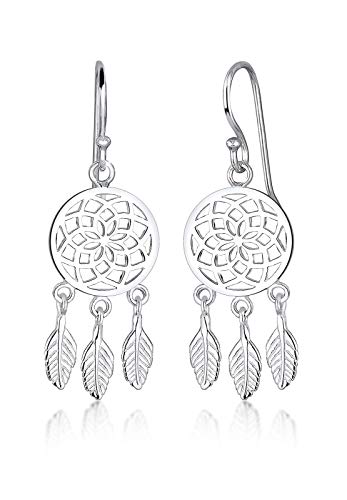 Elli Ohrringe Damen Traumfänger Federn im Boho Look in 925 Sterling Silber Elli Ohrringe Damen Traumfänger Federn im Boho Look in 925 Sterling Silber von Elli