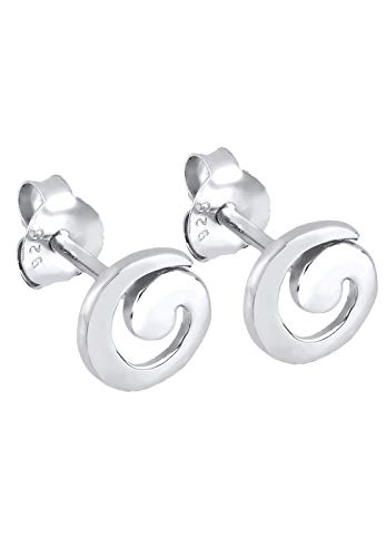 Elli Ohrringe Damen Ohrstecker Spirale Motiv Verspielt in 925 Sterling Silber von Elli