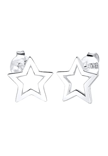 Elli Ohrringe Damen Stern Cut-Out Astro Look Basic Trend in 925 Sterling Silber Elli Ohrringe Damen Stern Cut-Out Astro Look Basic Trend in 925 Sterling Silber von Elli