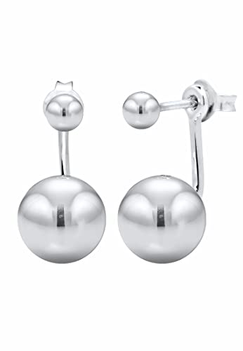 Elli Ohrringe Damen Front-Back Basic Trend Kugeln in 925 Sterling Silber von Elli