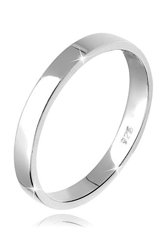 Elli Ring Damen Verlobung Schlicht Elegant in 925 Sterling Silber von Elli