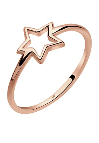 Elli Ring Damen Stern Symbol Astro in 925 Sterling Silber Rosé vergoldet Elli Ring Damen Stern Symbol Astro in 925 Sterling Silber Rosé vergoldet von Elli