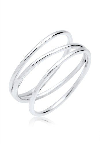 Elli Ring Damen Wickelring Filigran in 925 Sterling Silber von Elli