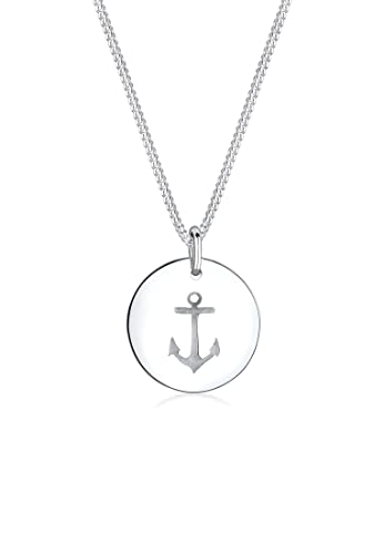 Elli Damen Schmuck Echtschmuck Halskette Kette Anhänger Anker Sterling Silber 925 Länge 45 cm Elli Damen Schmuck Echtschmuck Halskette Kette Anhänger Anker Sterling Silber 925 Länge 45 cm von Elli