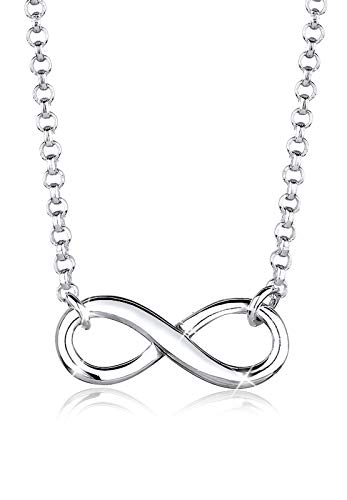 Elli Halskette Damen Infinity Symbol Unendlichkeit in 925 Sterling Silber von Elli