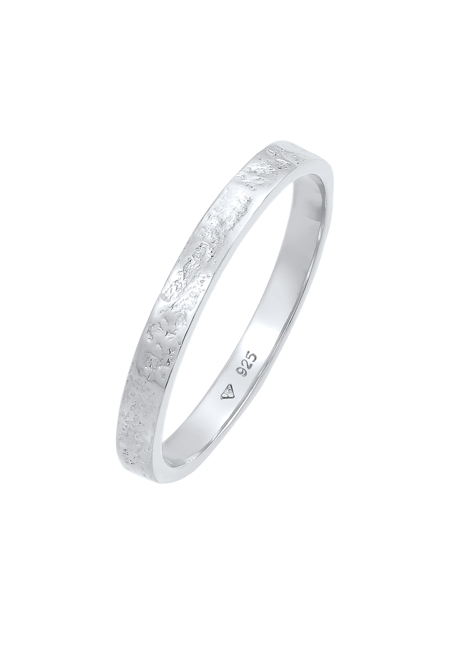 Elli  Elli Elli Ring Bandring Partnerring Basic Organic Look 925 Silber Ring 1.0 pieces von Elli