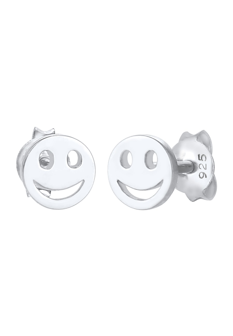 Elli  Elli Kinder mit Smiling Face Plättchen Basic Trend 925 Silber Ohrring 1.0 pieces von Elli