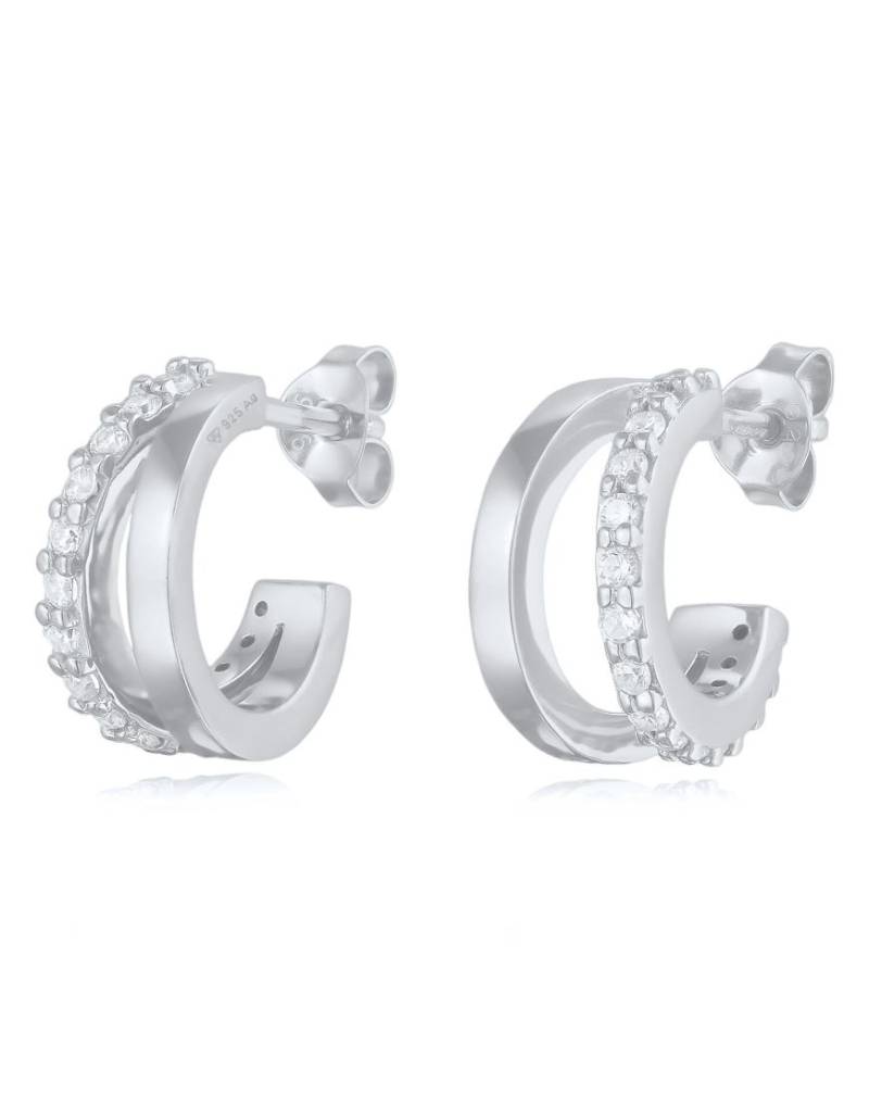 Elli - Ohrringe aus 925er Sterlingsilber mit Zirkoniastein in Diamantschliff Elli - Ohrringe aus 925er Sterlingsilber mit Zirkoniastein in Diamantschliff von Elli