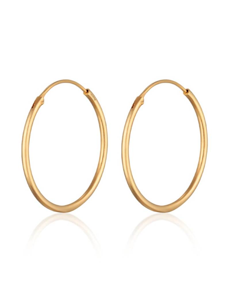 Elli - Ohrringe aus 925er Sterlingsilber in Goldoptik-Goldfarben von Elli