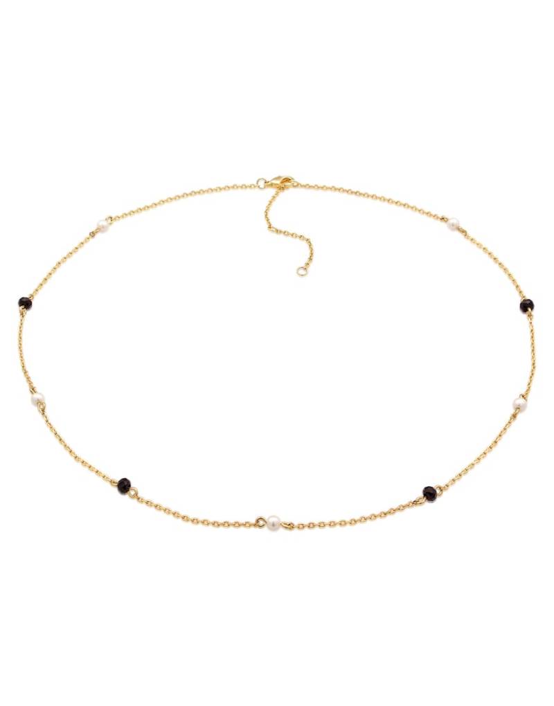 Elli - Damen-Halskette in Goldoptik mit Kristallsteinen-Goldfarben von Elli