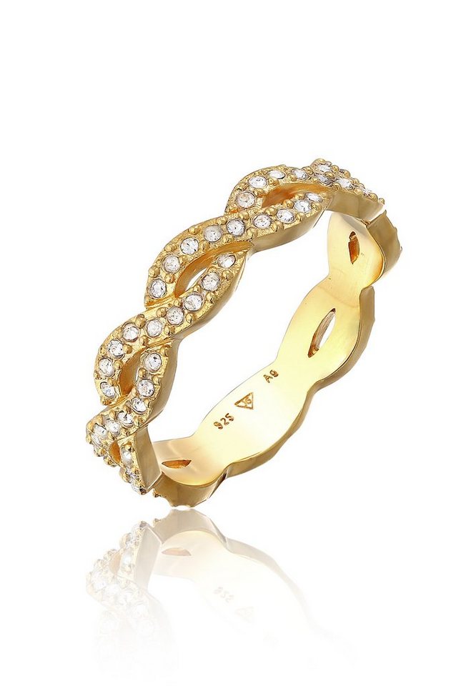 Elli Fingerring Infinity Kristalle Unendlichkeit Liebe 925 Silber Elli Fingerring Infinity Kristalle Unendlichkeit Liebe 925 Silber von Elli