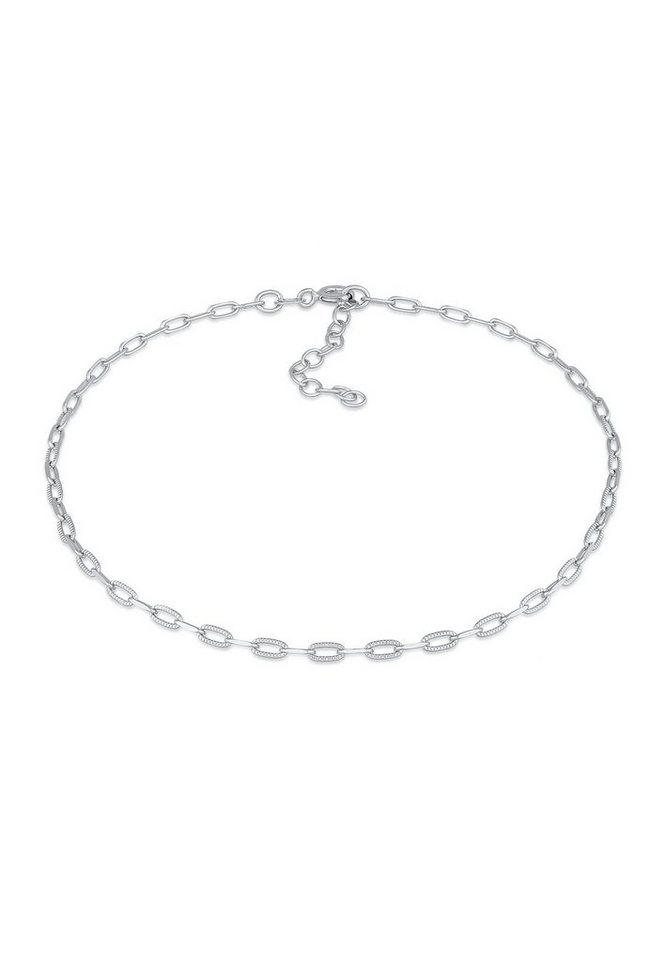 Elli Fußkette Basic Gliederkette 925 Silber von Elli