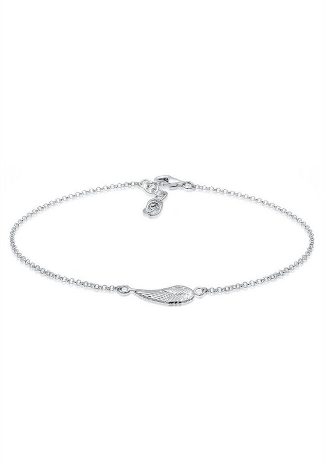Elli Fußkette Engelsflügel Flügel 925 Silber, Flügel von Elli