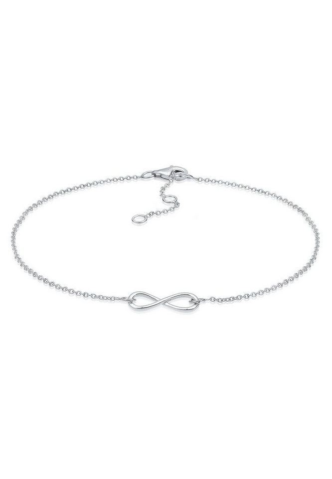 Elli Fußkette Infinity 925 Sterling Silber von Elli