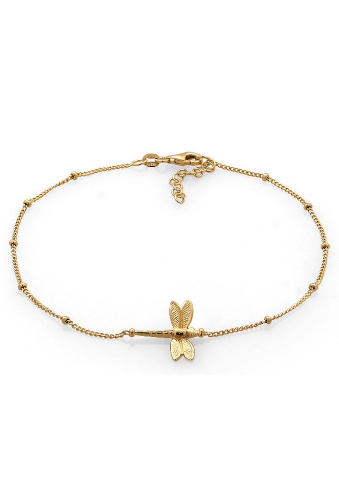 Elli Fußkette Libelle 925 Sterling Silber von Elli