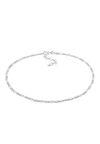 Elli Fußschmuck Damen Fußkettchen Figaro Zeitlos Basic in 925 Sterling Silber von Elli