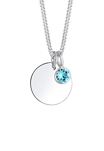 Elli Halskette Damen Geburtsstein Dezember mit Kristall in 925 Sterling Silber Elli Halskette Damen Geburtsstein Dezember mit Kristall in 925 Sterling Silber von Elli