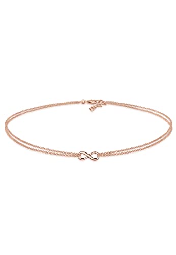 Elli Damen Choker Infinty Smybol Trend in 925 Sterling Silber von Elli