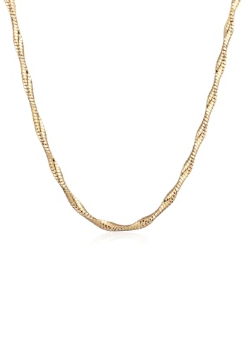 Elli Halskette Damen Kordel Gedreht Basic Goldfarben von Elli