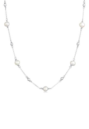 Elli Halskette Damen Kugeln Filigran mit Süßwasserzuchtperlen in 925 Sterling Silber Vergoldet von Elli