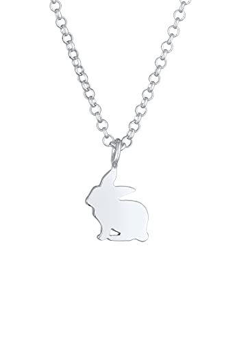 Elli Halskette Kinder Kaninchen Anhänger Hase Tier Niedlich Verspielt in 925 Sterling Silber von Elli