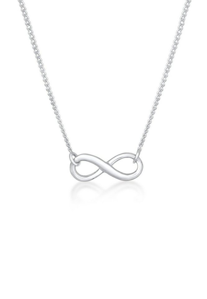 Elli Kette mit Anhänger Kette Infinity Unendlichkeit Symbol 925 Silber, Infinity von Elli