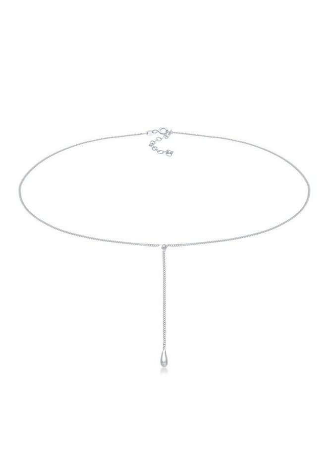 Elli Kette ohne Anhänger Choker Y-kette Tropfen Kugel 925 Silber von Elli