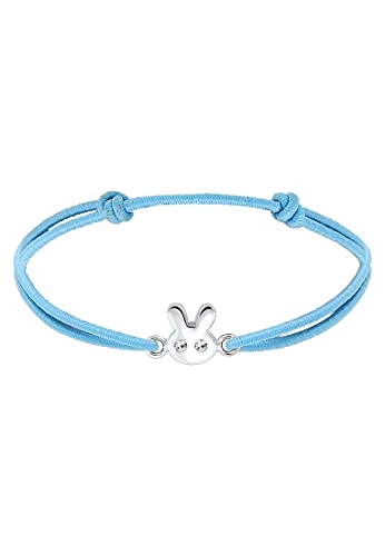 Elli Armband Kinder Hase mit Kristalle in 925 Sterling Silber von Elli