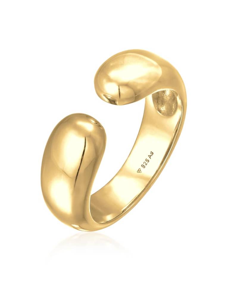 Elli - Ring aus 925er Sterlingsilber in Goldoptik-Goldfarben von Elli