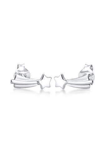 Elli Ohrringe Damen Ohrstecker Sternschnuppe Verspielt aus 925 Sterling Silber von Elli