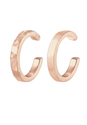 Elli Ohrringe Damen Earcuff 2er Set Organic Look Minimal Basic Verstellbar in 925 Sterling Silber Elli Ohrringe Damen Earcuff 2er Set Organic Look Minimal Basic Verstellbar in 925 Sterling Silber von Elli