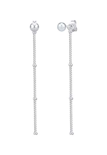 Elli Ohrringe Damen Hänger Stecker Kugel Minimal Basic in 925 Sterling Silber von Elli
