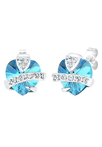 Elli Ohrringe Damen Herz Kristalle in 925 Sterling Silber Elli Ohrringe Damen Herz Kristalle in 925 Sterling Silber von Elli