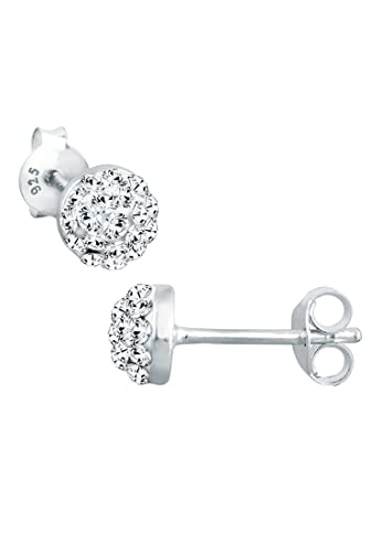 Elli Ohrringe Damen Ohrstecker Funkelnd mit Kristalle aus 925 Sterling Silber von Elli