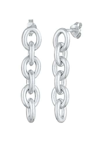 Elli Ohrringe Damen Ohrhänger Glieder Chain Optik in 925 Sterling Silber von Elli