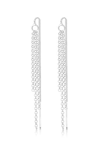 Elli Ohrringe Damen Ohrhänger Ketten Durchziehen in 925 Sterling Silber Elli Ohrringe Damen Ohrhänger Ketten Durchziehen in 925 Sterling Silber von Elli