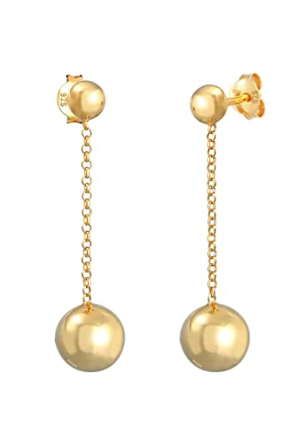 Elli Ohrringe Damen Ohrhänger Kugeln Trend Basic in 925 Sterling Silber von Elli