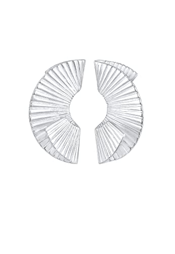 Elli Ohrringe Damen Ohrhänger Organic Geo Trend in 925 Sterling Silber Vergoldet von Elli