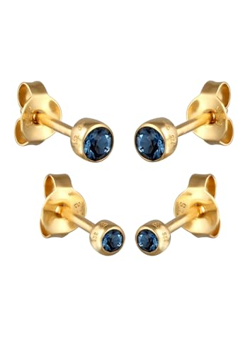 Elli Ohrringe Damen Ohrstecker 2er Set Basic mit Kristall in 925 Sterling Silber Elli Ohrringe Damen Ohrstecker 2er Set Basic mit Kristall in 925 Sterling Silber von Elli