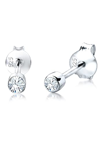 Elli Ohrringe Damen Ohrstecker Funkelnd mit Kristalle aus 925 Sterling Silber von Elli