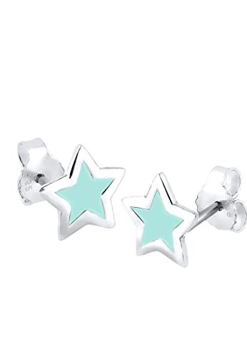 Elli Ohrringe Damen Stern Emaille im Astro Look in 925 Sterling Silber Elli Ohrringe Damen Stern Emaille im Astro Look in 925 Sterling Silber von Elli