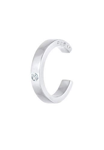 Elli Ohrringe Single Earcuff Kristalle 925 Silber von Elli