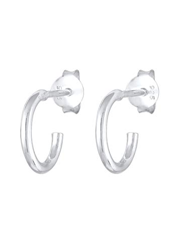 Elli Ohrringe Timeless Creolen Basic Must-Have Trend aus 925 Sterling Silber von Elli