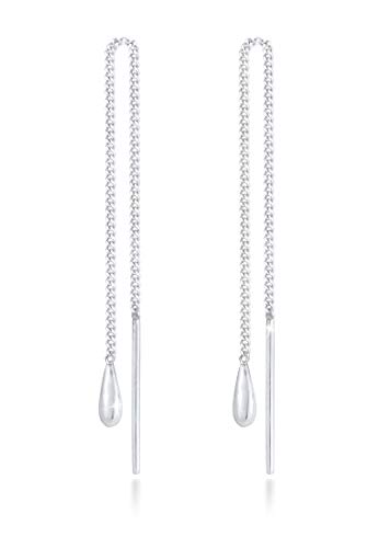 Elli Ohrringe Damen Ohrhänger Tropfen Anhänger Durchziehen Basic in 925 Sterling Silber von Elli