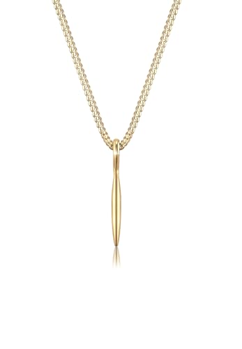 Elli Halskette Damen Geo Stab Elegant Basic Minimal in 585 Gelbgold von Elli