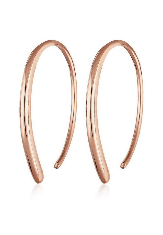 Elli Paar Creolen Creole Geo Basic Trend 925 Silber, Geo von Elli