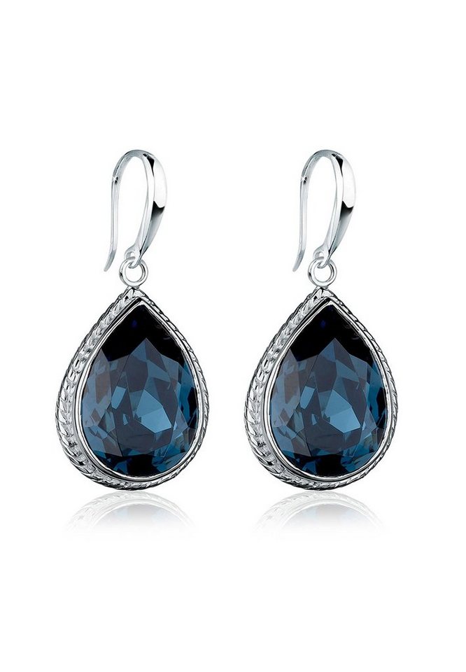 Elli Paar Ohrhänger Elli Ohrringe Tropfen Kristalle Elegant 925 Silber, Tropfen von Elli