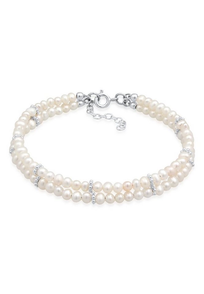 Elli Perlenarmband Süßwasserzuchtperle 925 Sterling Silber Elli Perlenarmband Süßwasserzuchtperle 925 Sterling Silber von Elli